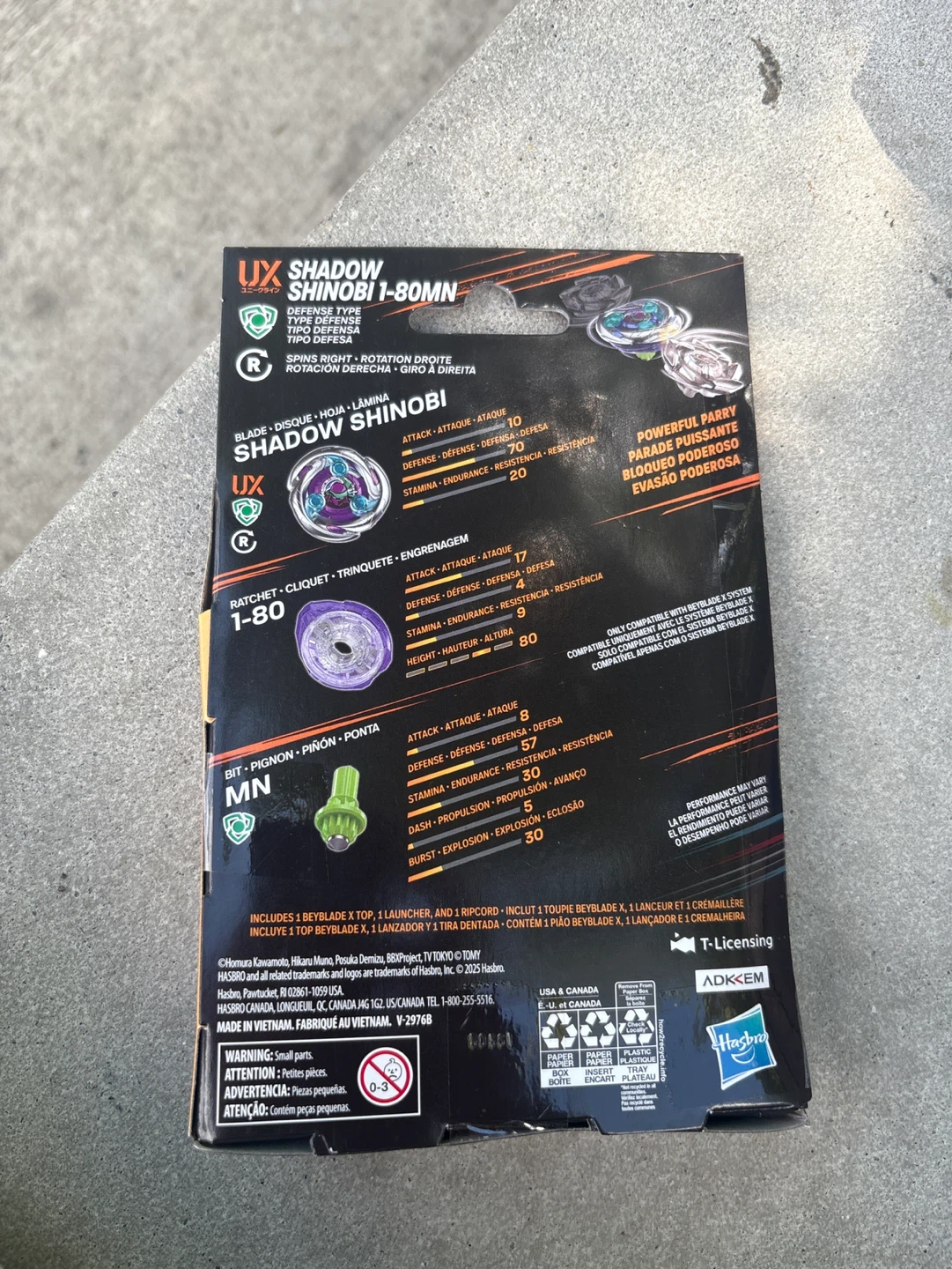 Beyblade X Shadow Shinobi 1-80MN - photo 2