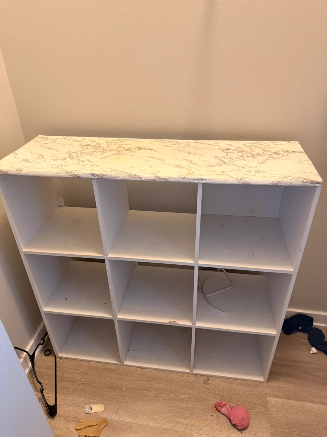 White 9-Cube Storage Organizer Shelf Unit