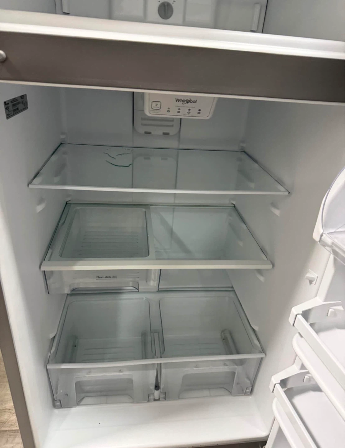 Whirlpool Stainless Steel Refrigerator - photo 3
