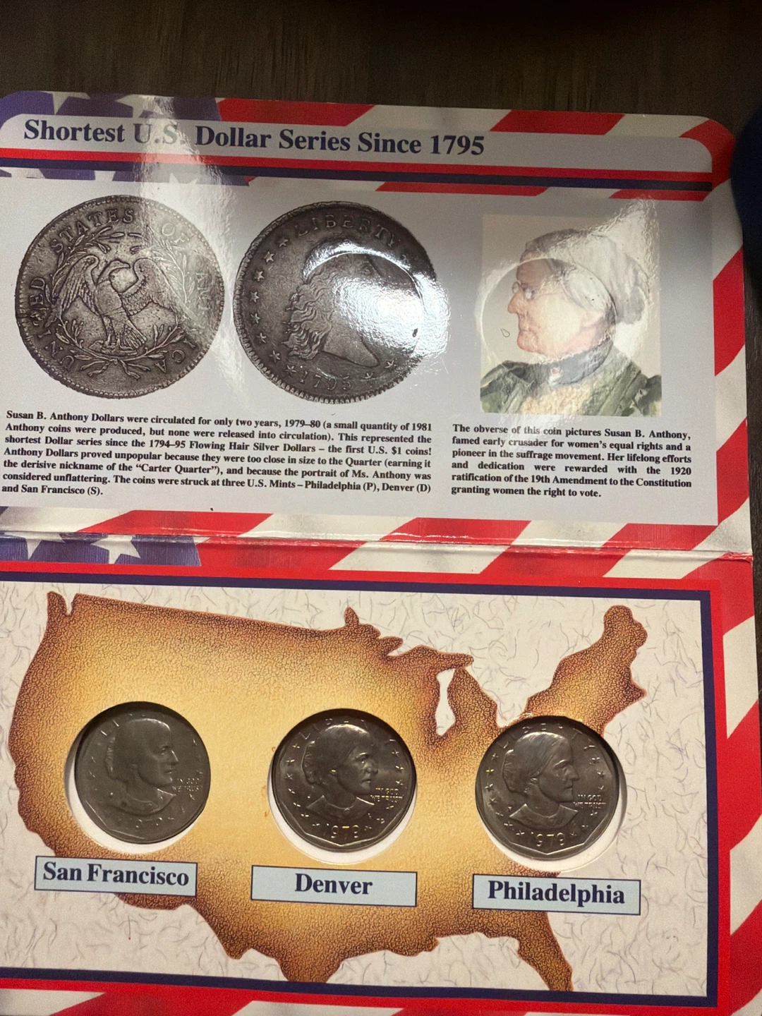 1979 Susan B. Anthony Dollar Coin Set - photo 2