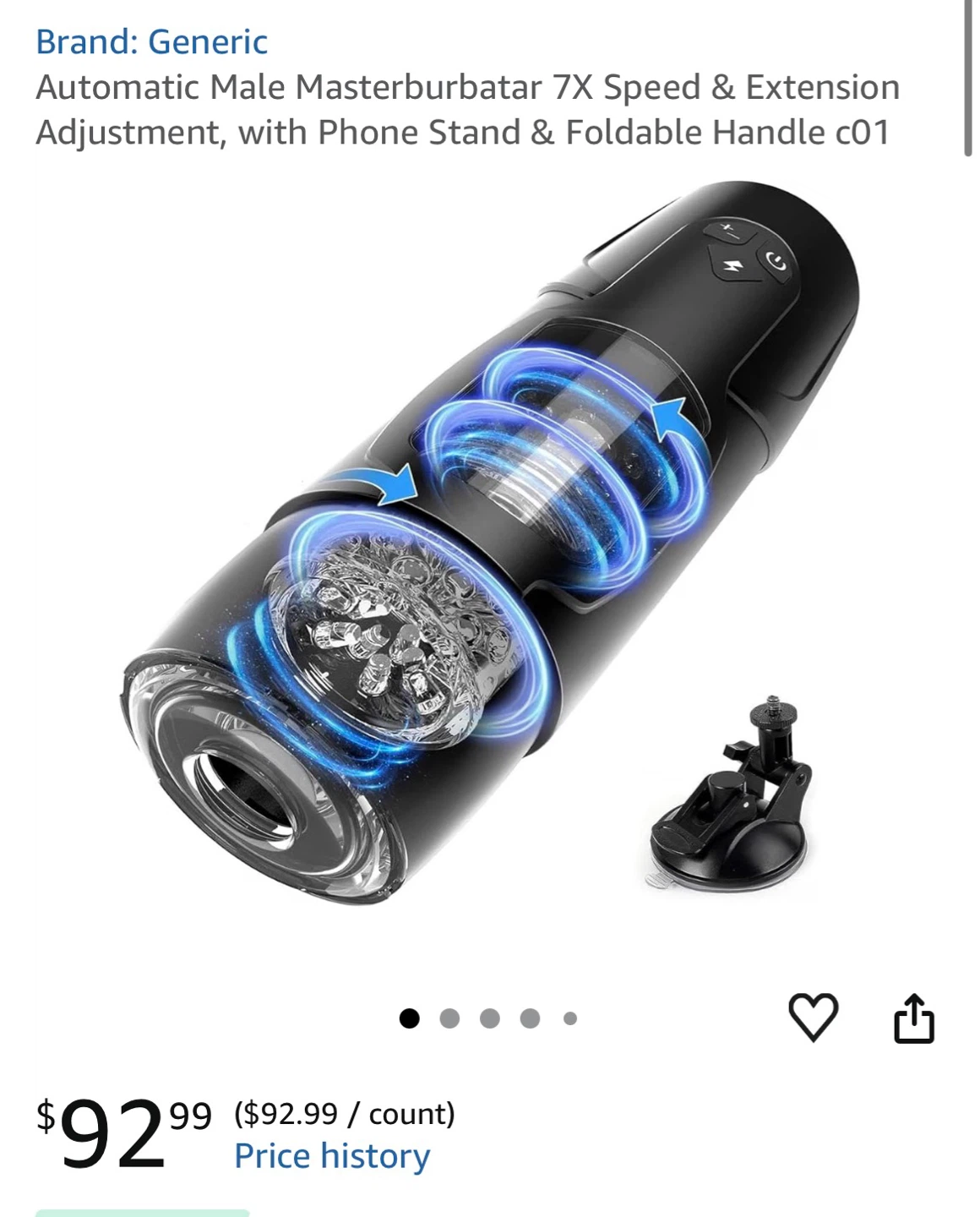 Generic Automatic Male Masterbator 7X Speed
