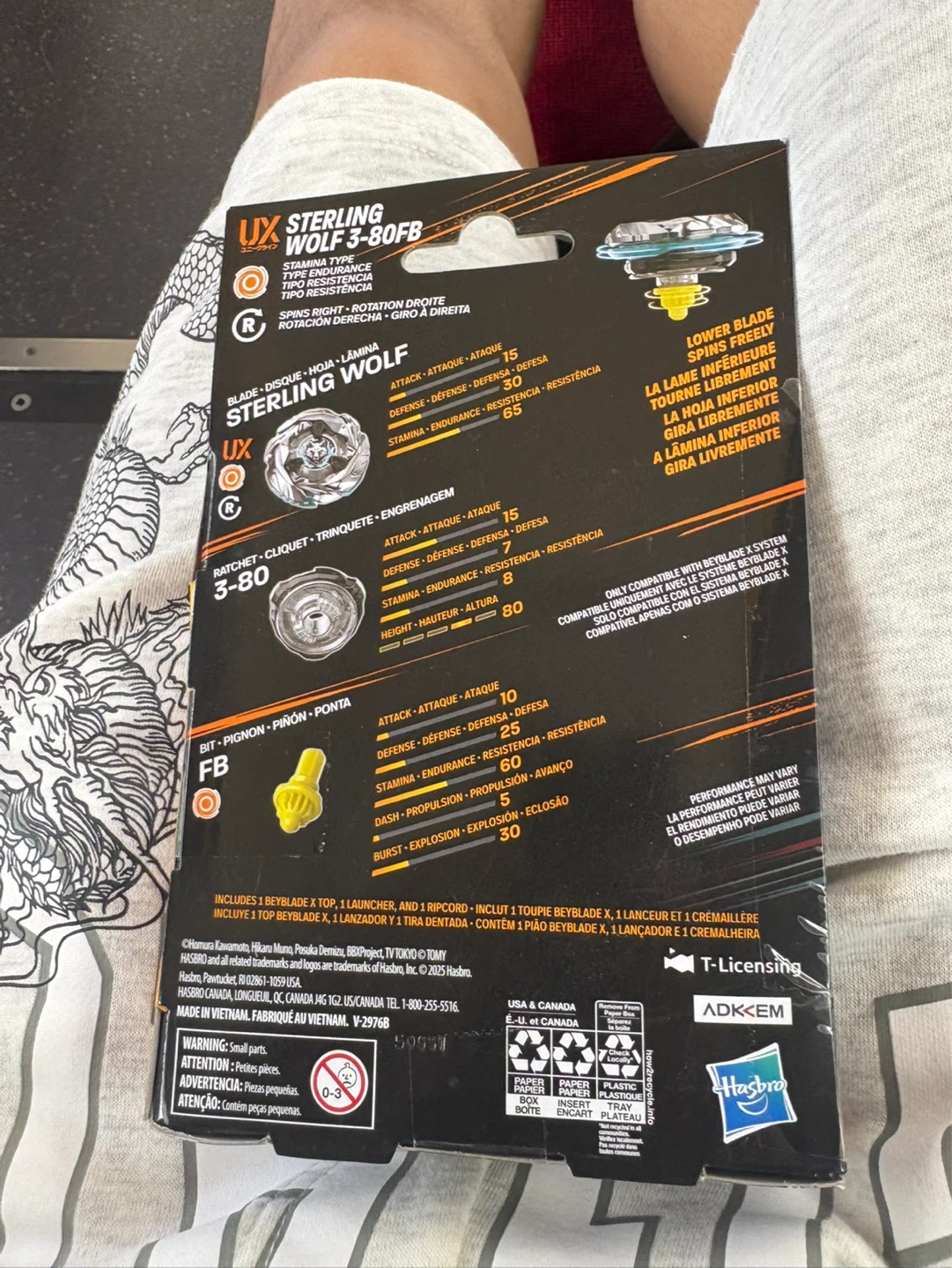 Beyblade X Sterling Wolf 3-80FB - photo 2