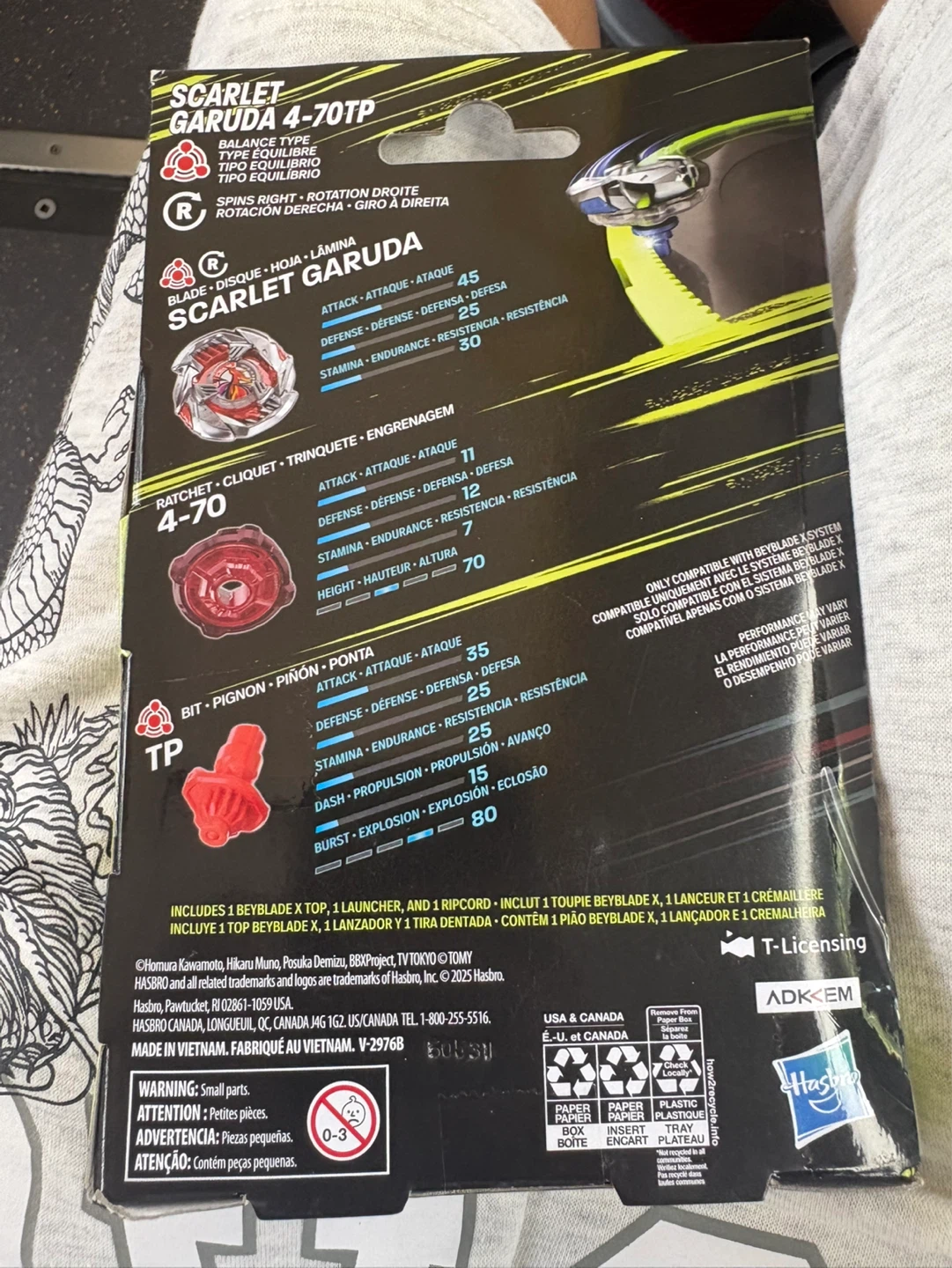 Beyblade X Scarlet Garuda 4-70TP - photo 2