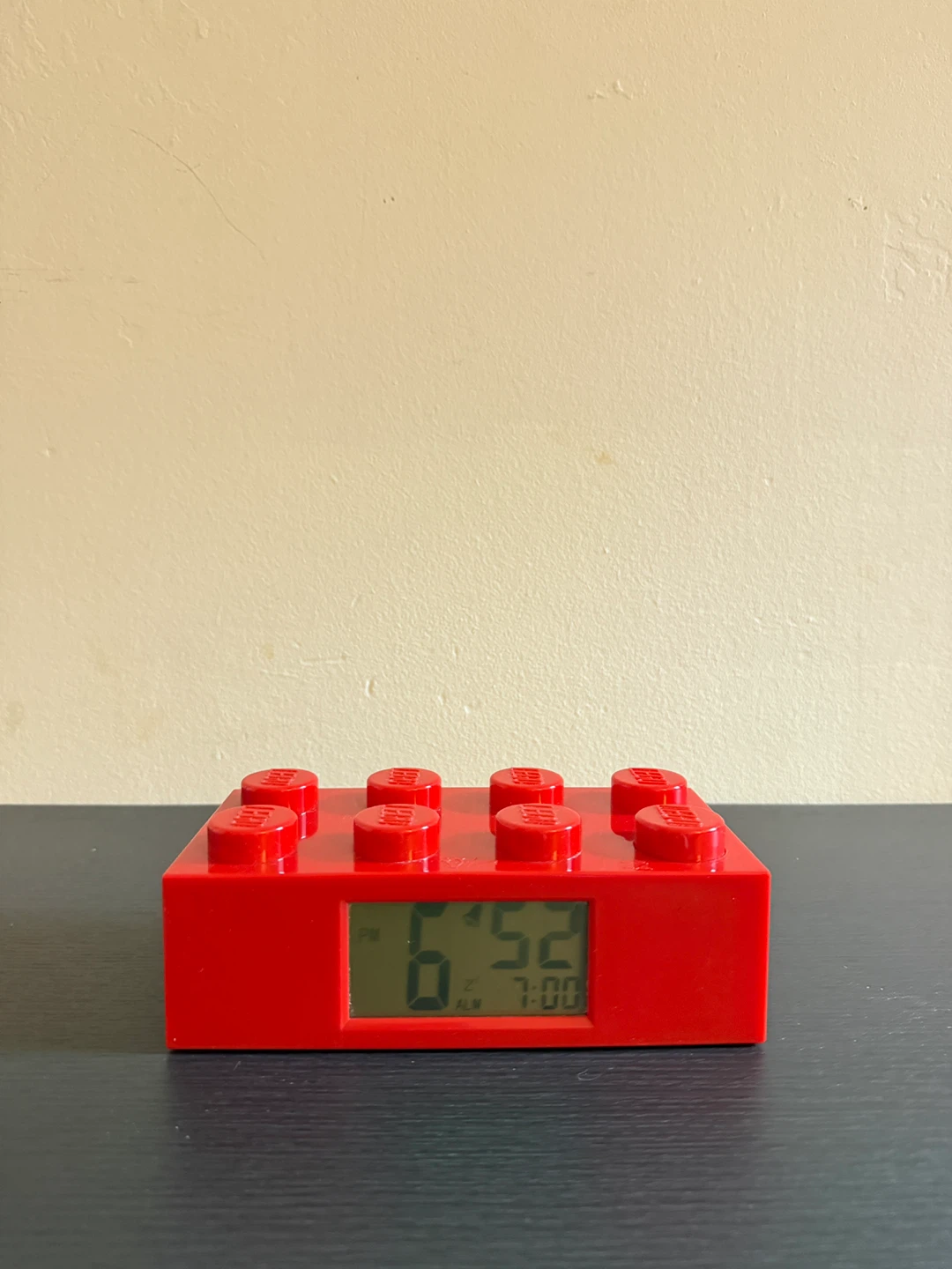 LEGO Red Brick Light Up Alarm Clock