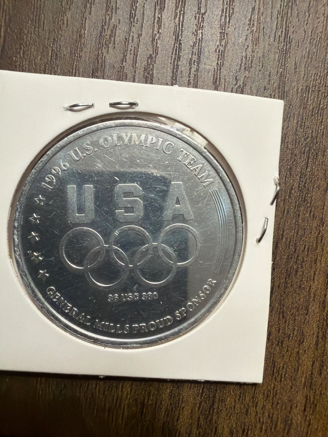 1996 U.S. Olympic Team General Mills Proud Sponsor Coin
