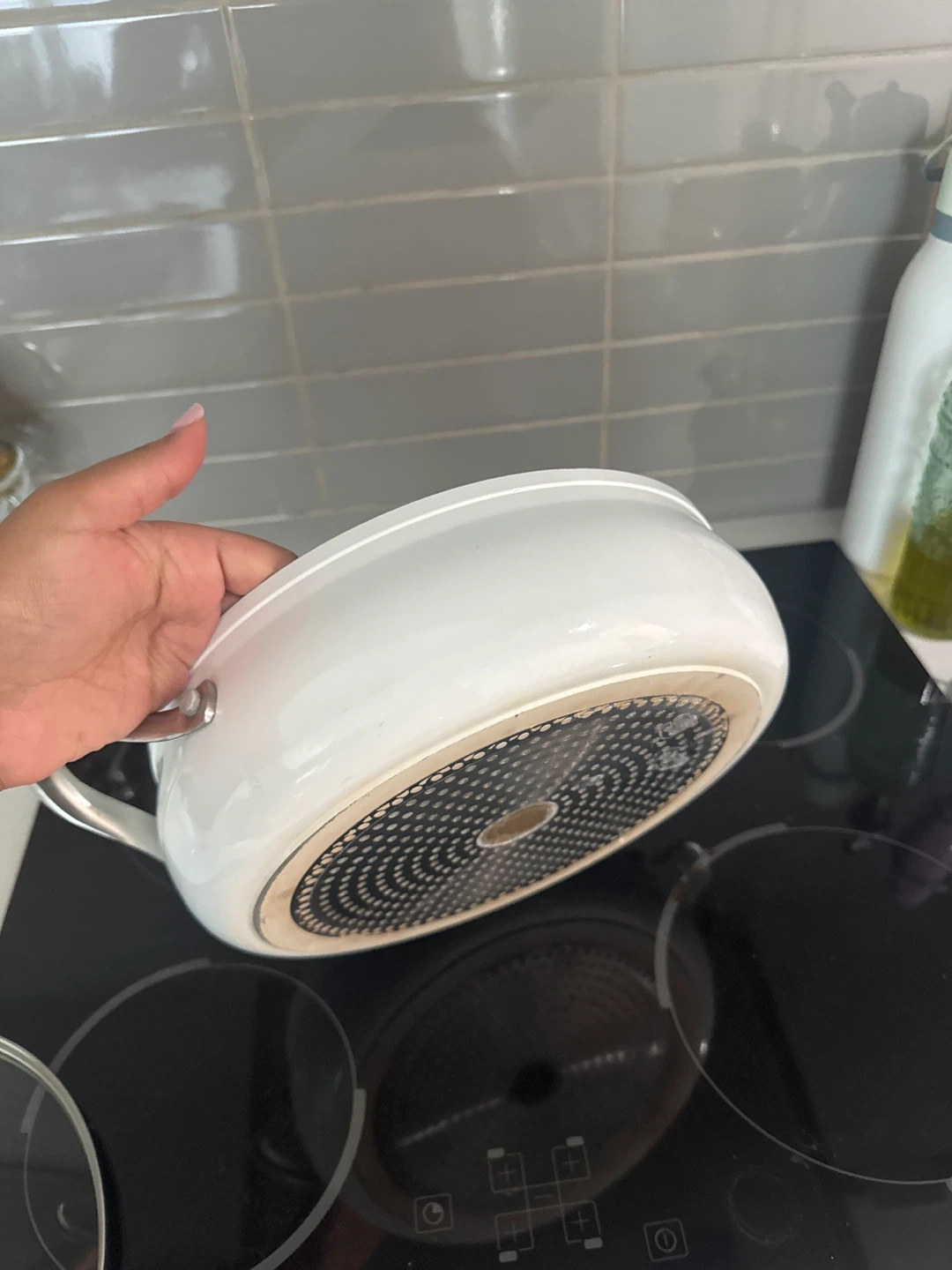 Masterclass White Frying Pan with Lid - photo 3