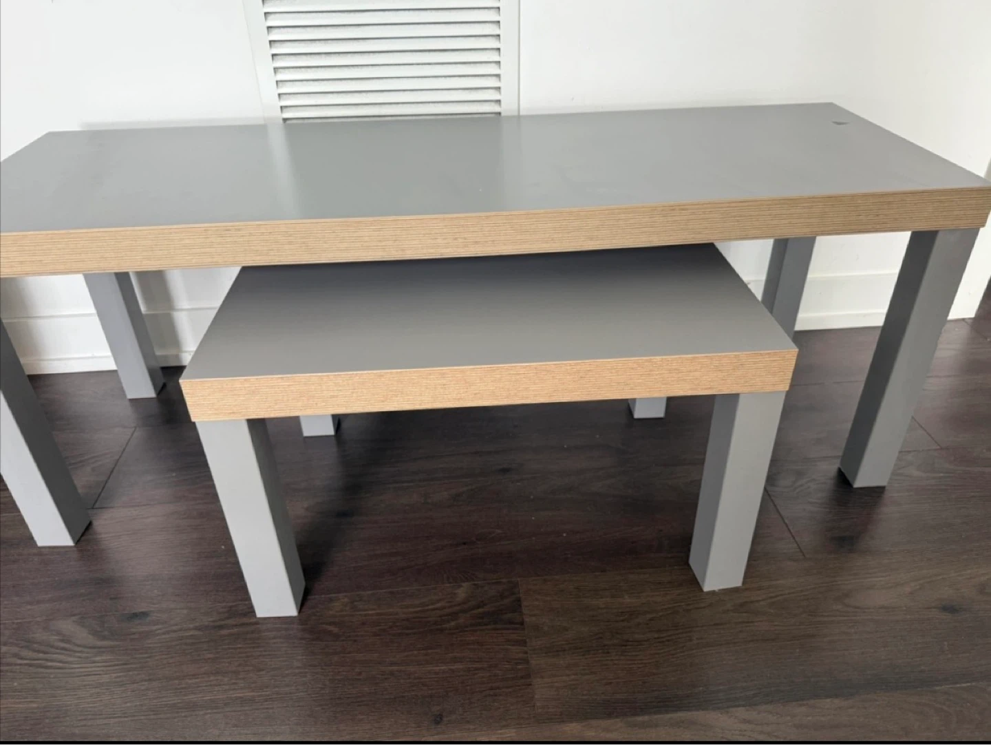 IKEA Limited Edition Table Set - Grey & Wood
