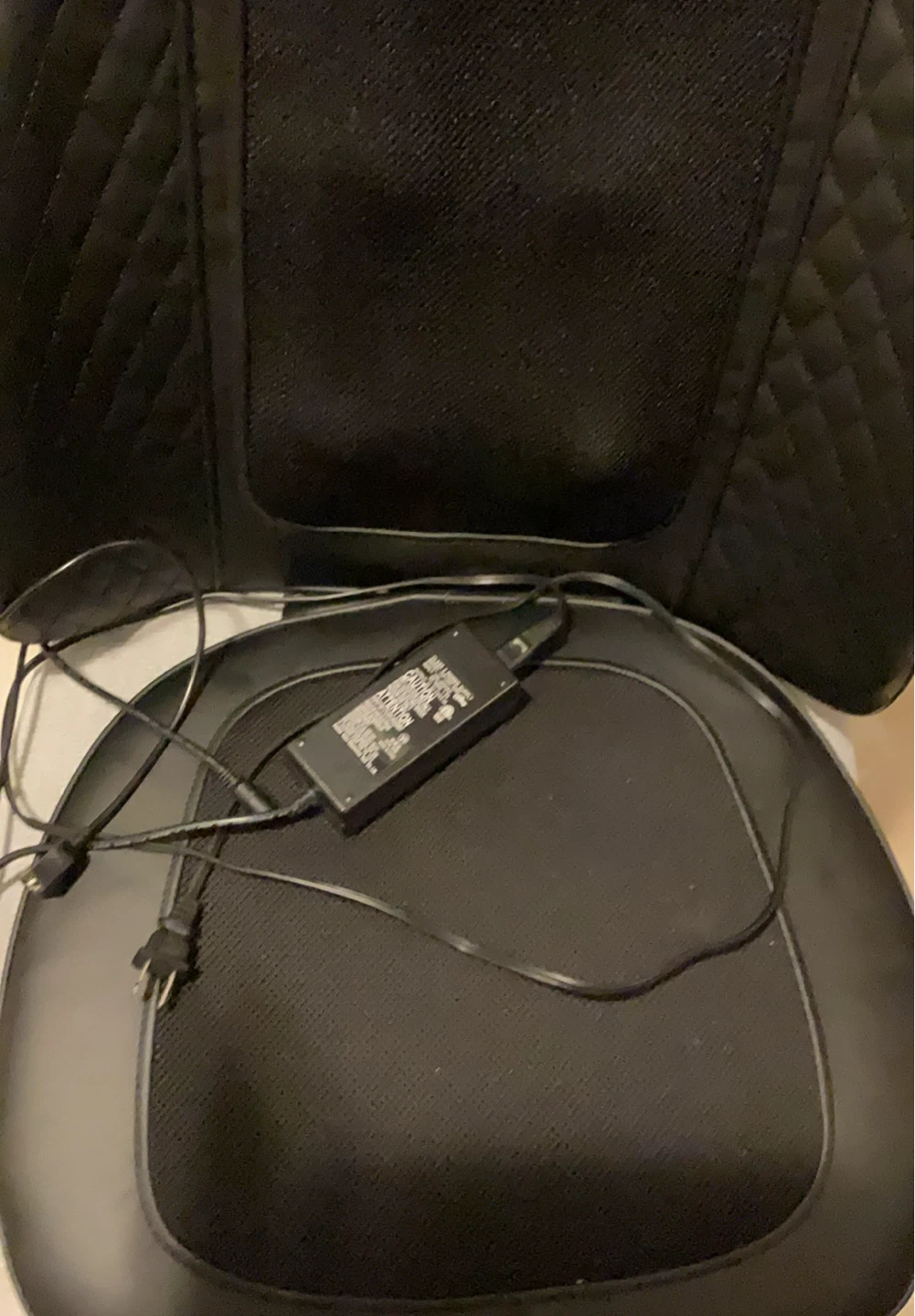 Black Shiatsu Massage Seat Cushion - photo 2