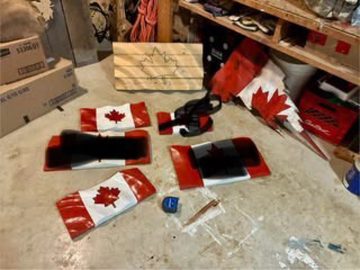 Canadian Flag Decor Pieces - photo 5