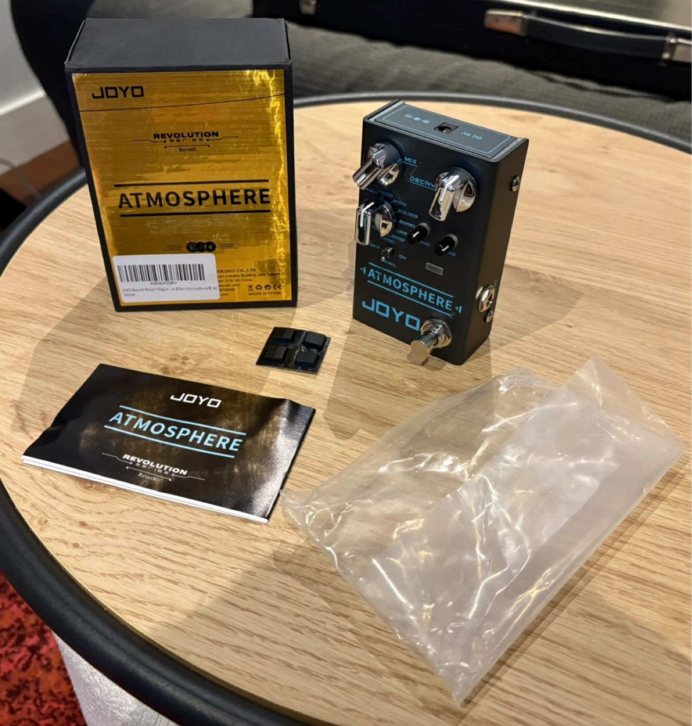 JOYO Atmosphere Reverb Modulation Guitar Effect Pedal