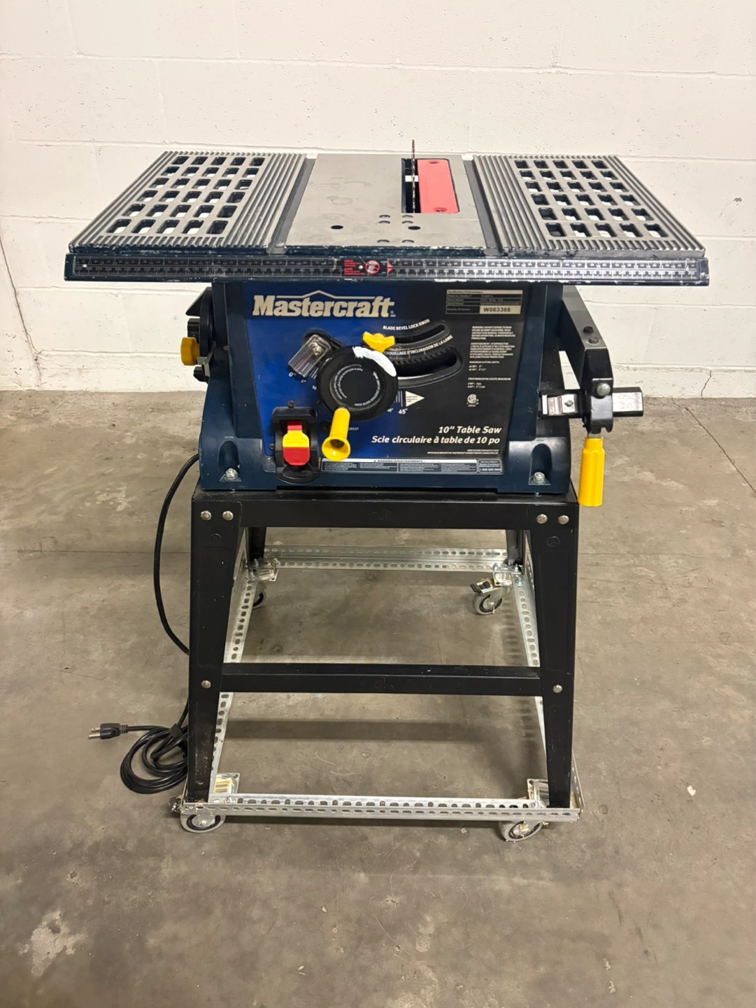 Mastercraft Table Saw