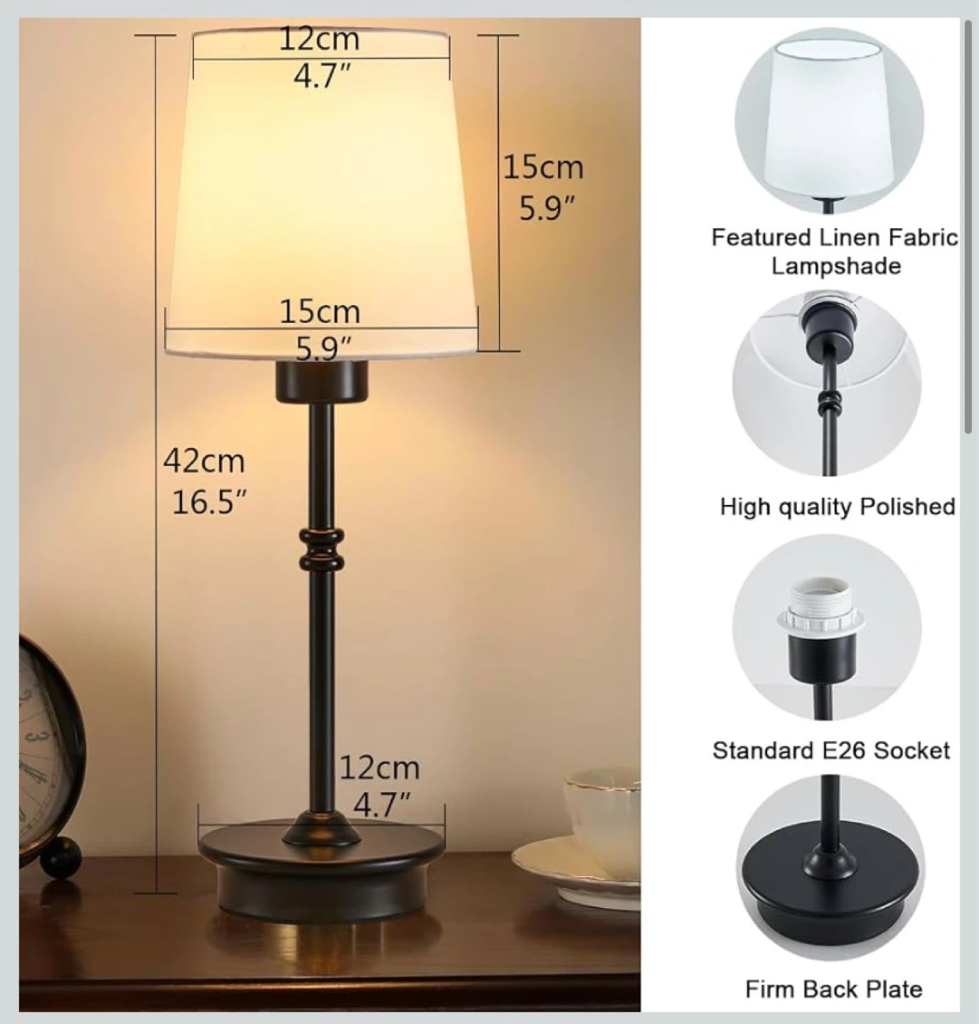 Battery Operated Table Lamp - photo 2