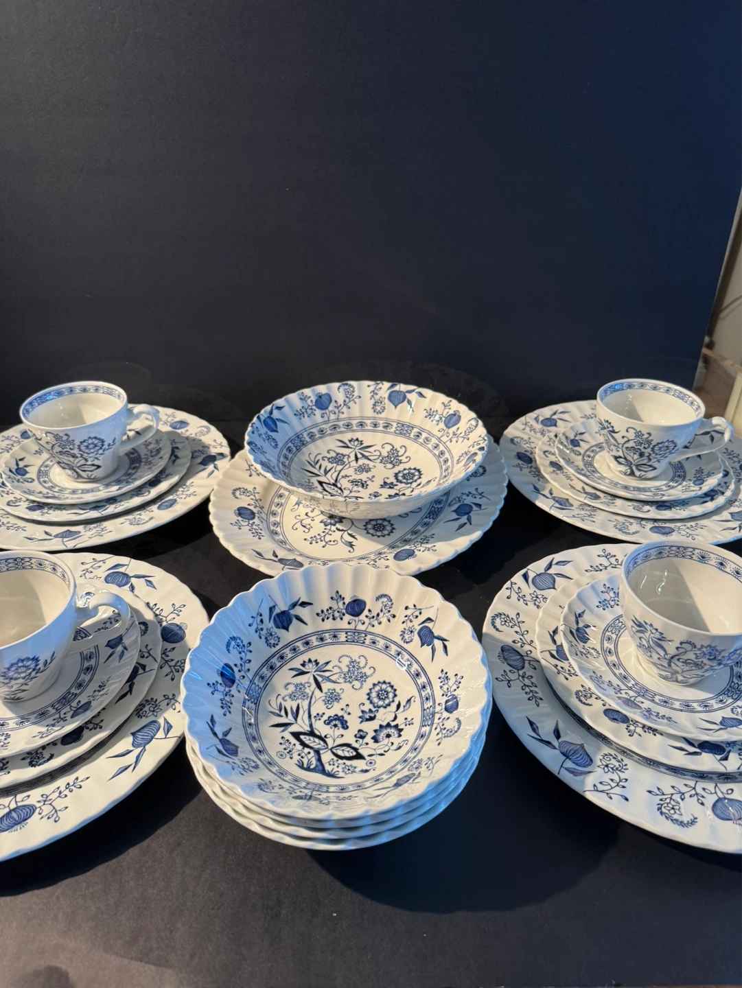 J.G. Meakin Classic Blue Nordic Ironstone Dinnerware Set