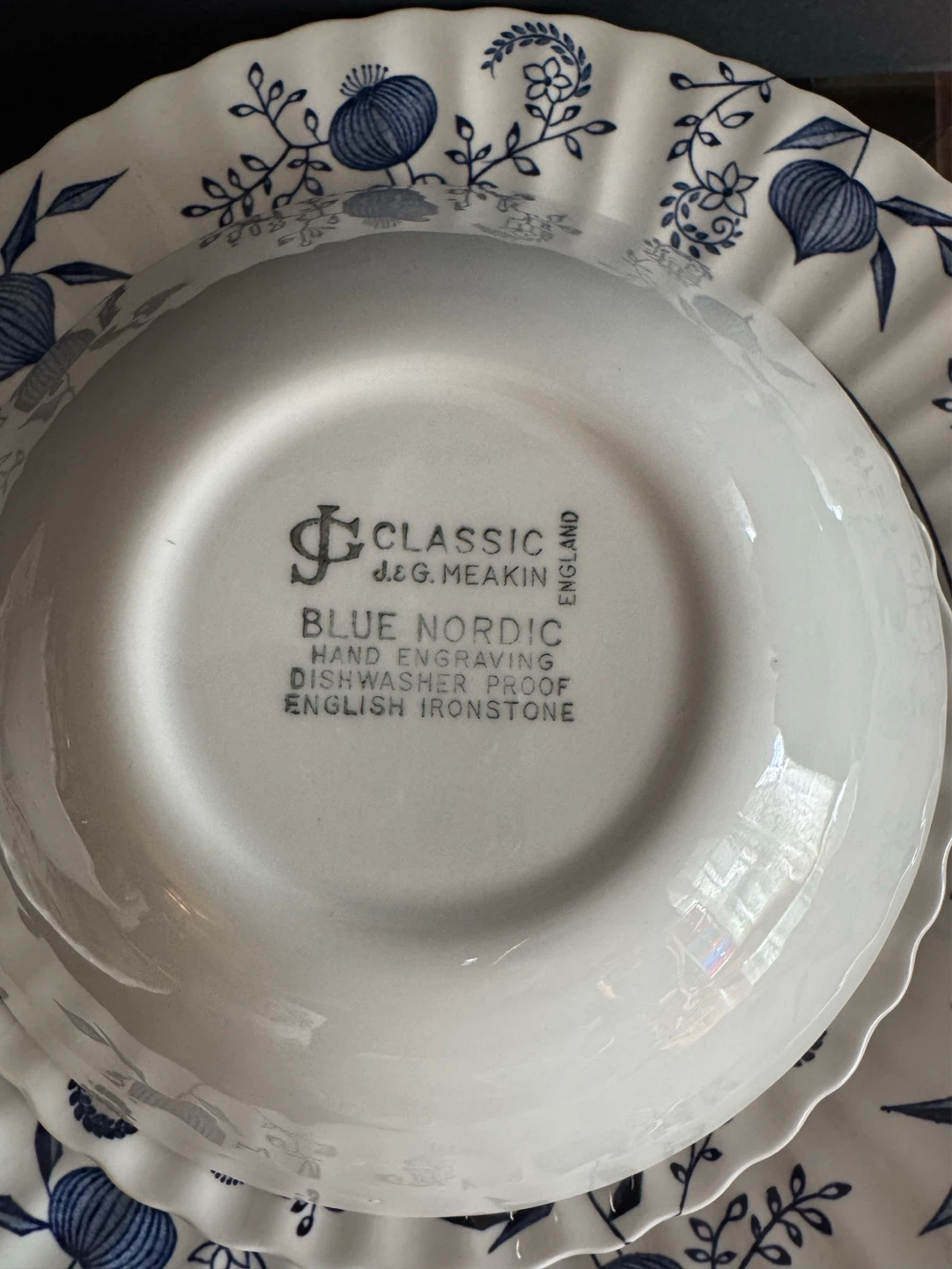 J.G. Meakin Classic Blue Nordic Ironstone Dinnerware Set - photo 5