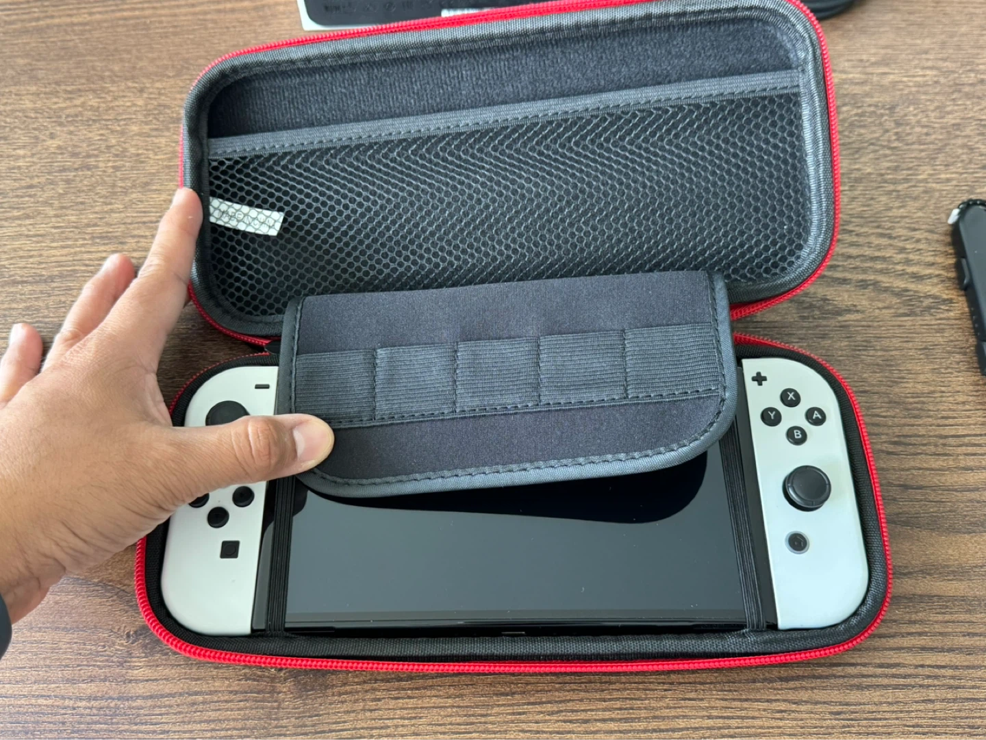 Nintendo Switch OLED with case - photo 3