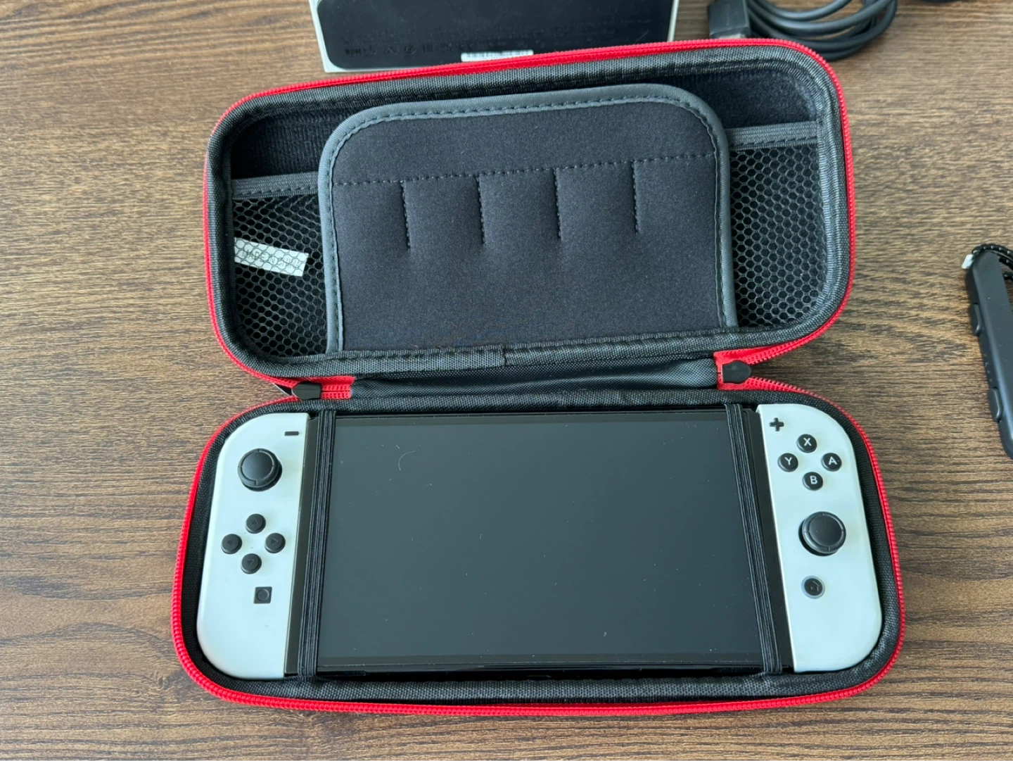 Nintendo Switch OLED with case - photo 2