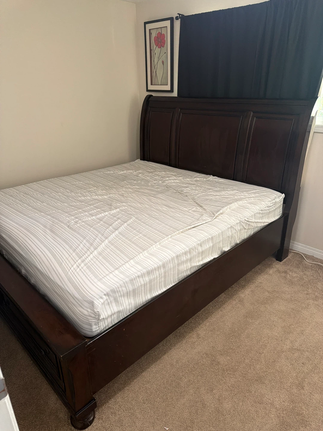 Porter Slegh bed frame and night stands - photo 2