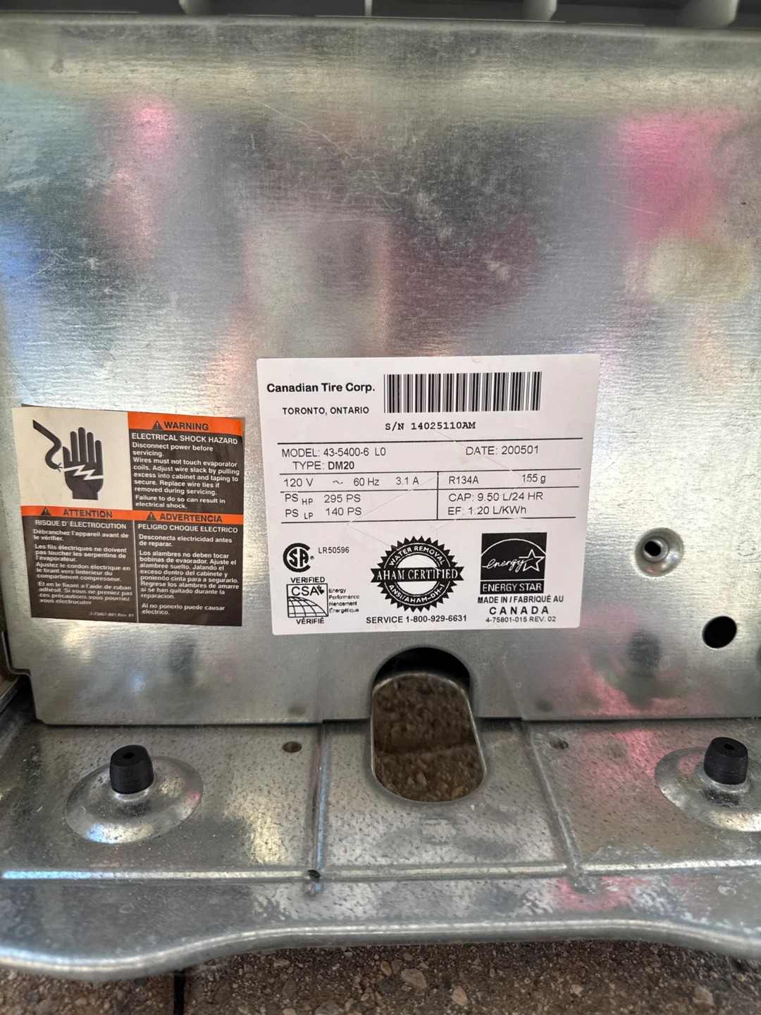 Simplicity 20 Dehumidifier - photo 4