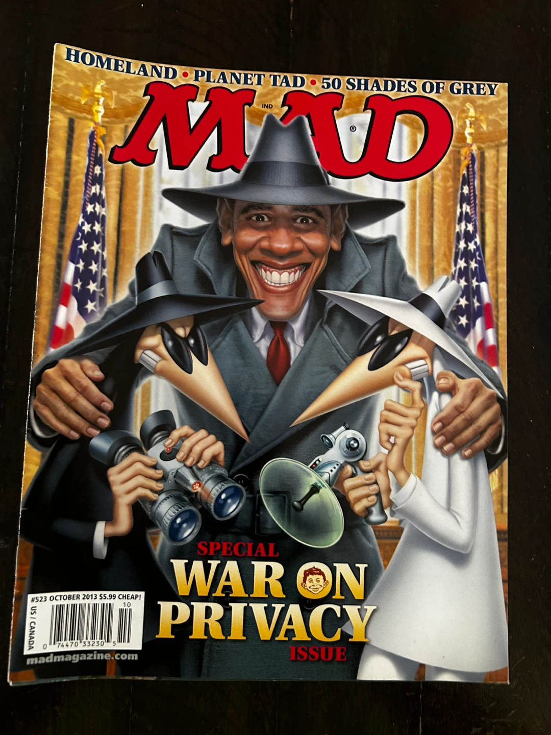 MAD Magazine #523 October 2013 War on Privacy Issue