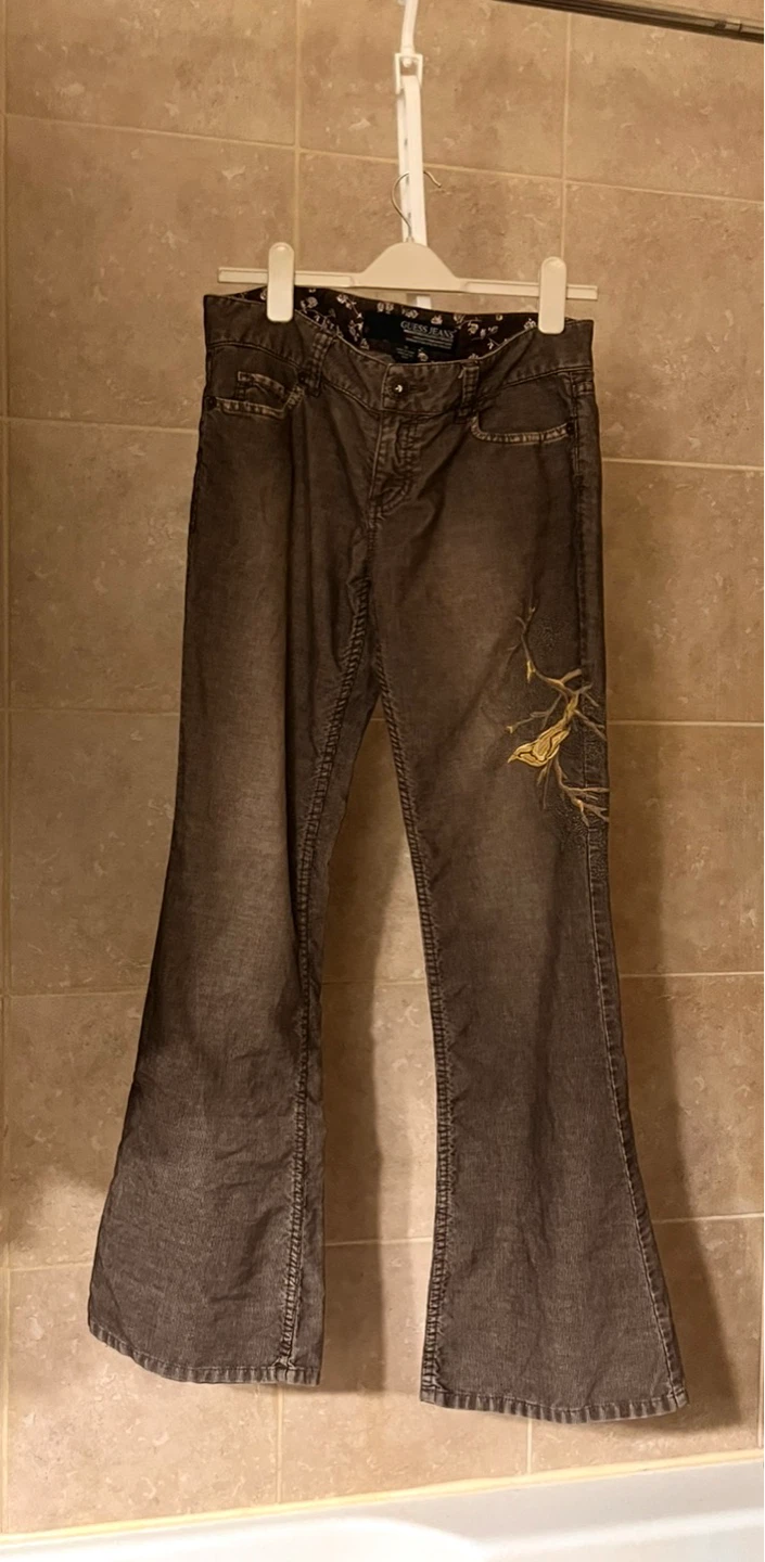 Guess Jeans Women's Brown Flared Jeans Size 30