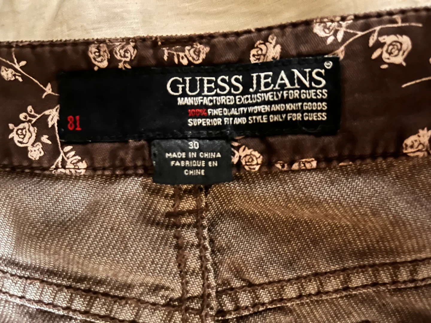 Guess Jeans Women's Brown Flared Jeans Size 30 - photo 2