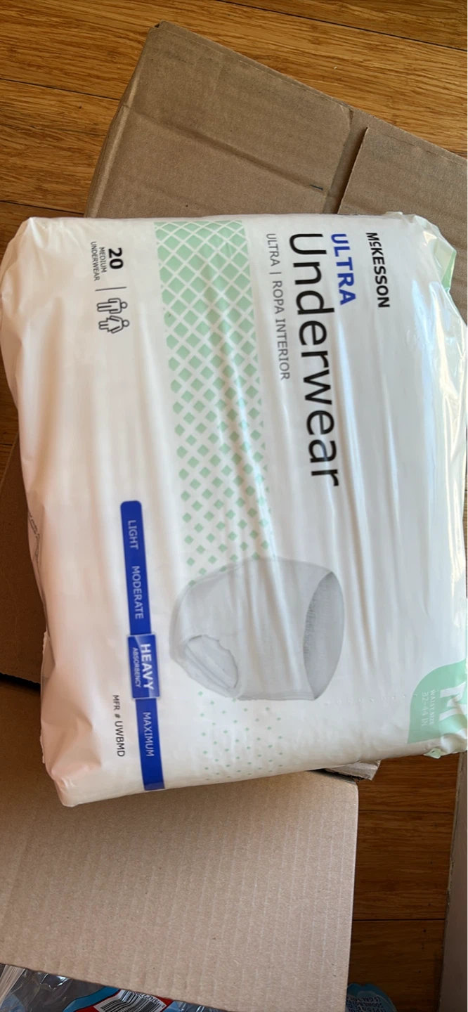 McKesson Ultra Underwear - Medium - 20 Count