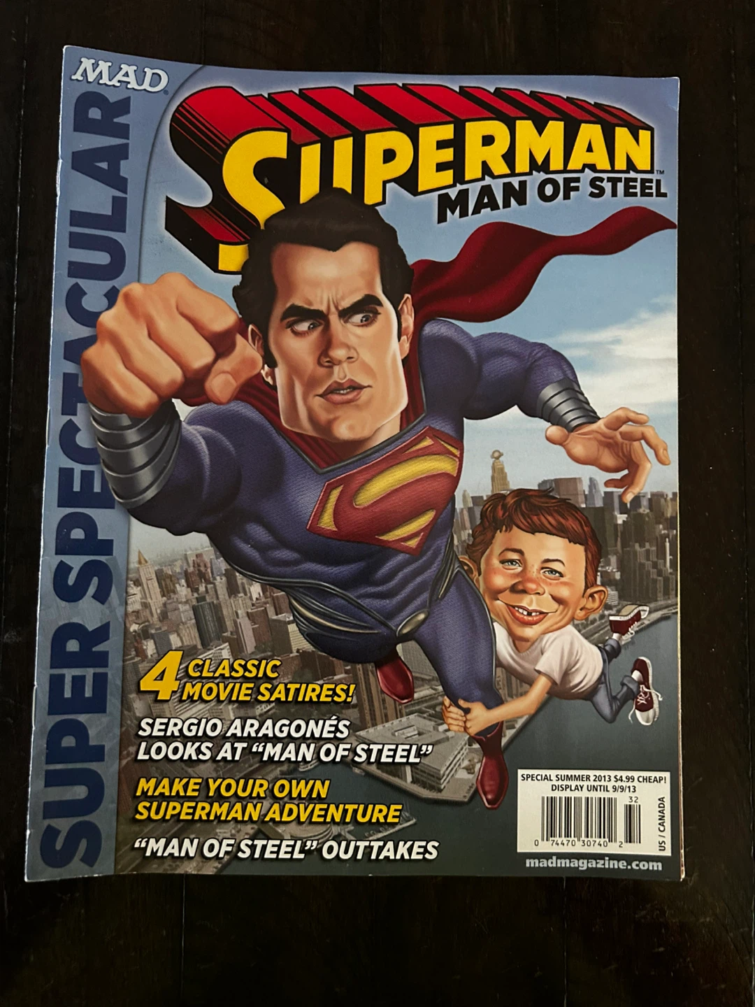 MAD Super Spectacular Superman Man of Steel Magazine