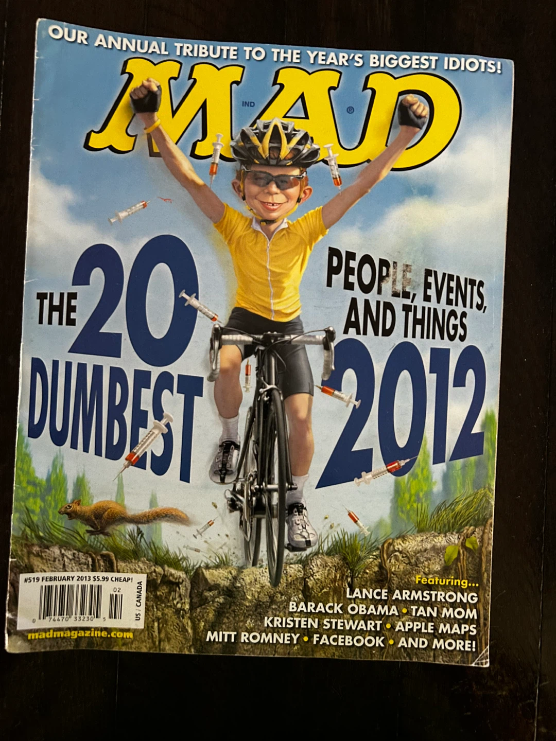 MAD Magazine The 20 Dumbest 2012 Issue