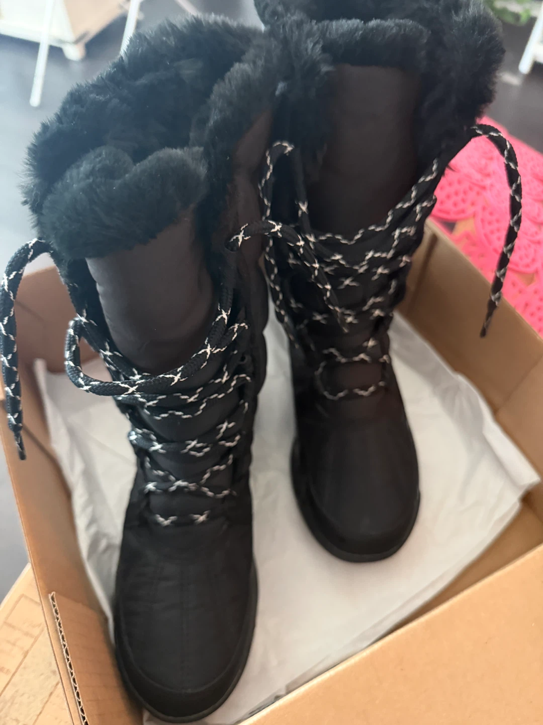 Sorel Whitney II Tall Lace WP Boots - Black, Women's Size 5 - photo 2
