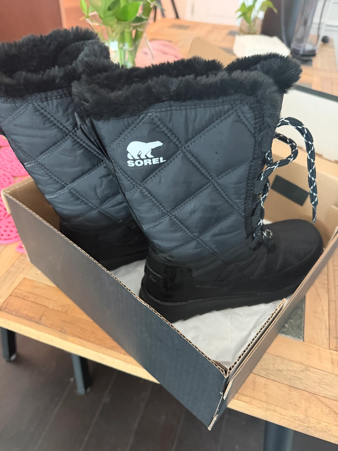 Sorel Whitney II Tall Lace WP Boots - Black, Women's Size 5 - photo 3