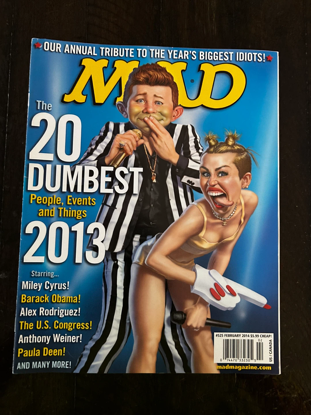 MAD Magazine - The 20 Dumbest People, Events and Things 2013