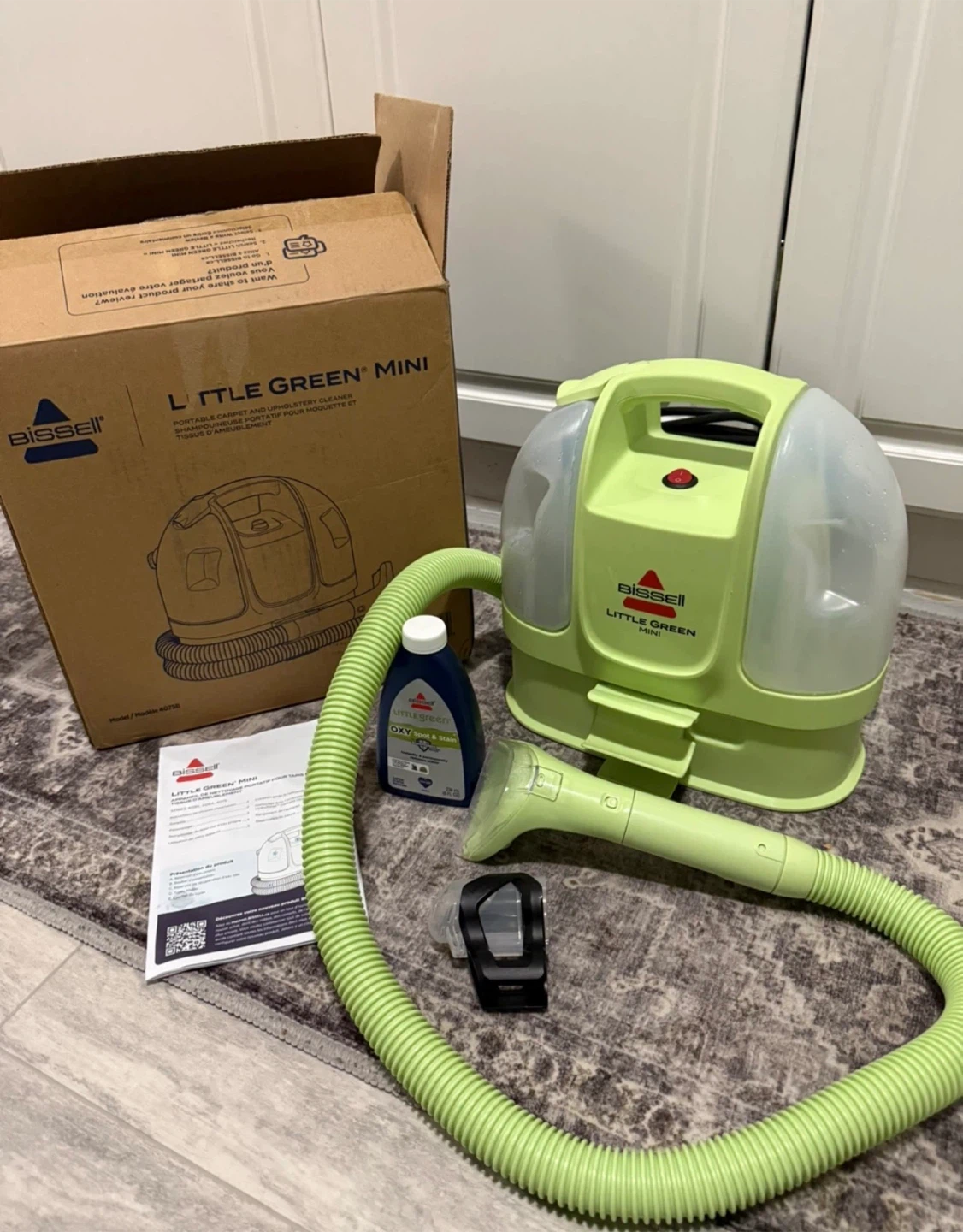 MINI Little Green Portable Carpet Upholstery