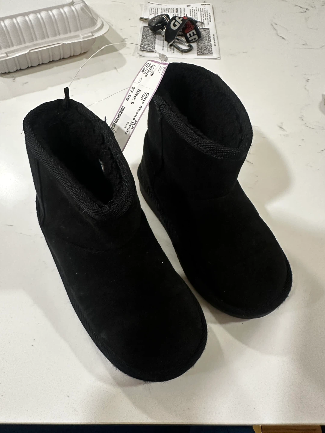 Black Boots Size 9 - photo 2