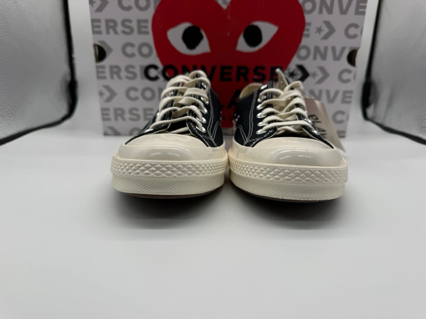 Converse x CDG PLAY Chuck 70 Low Black Men’s Sz 11/Women’s 13 - photo 4