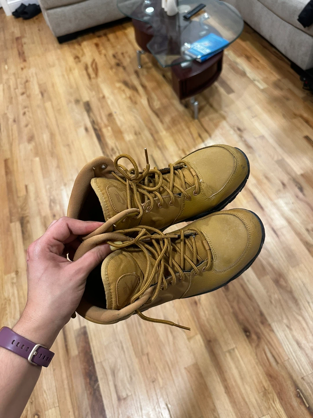 Nike Work Boots Tan - photo 2