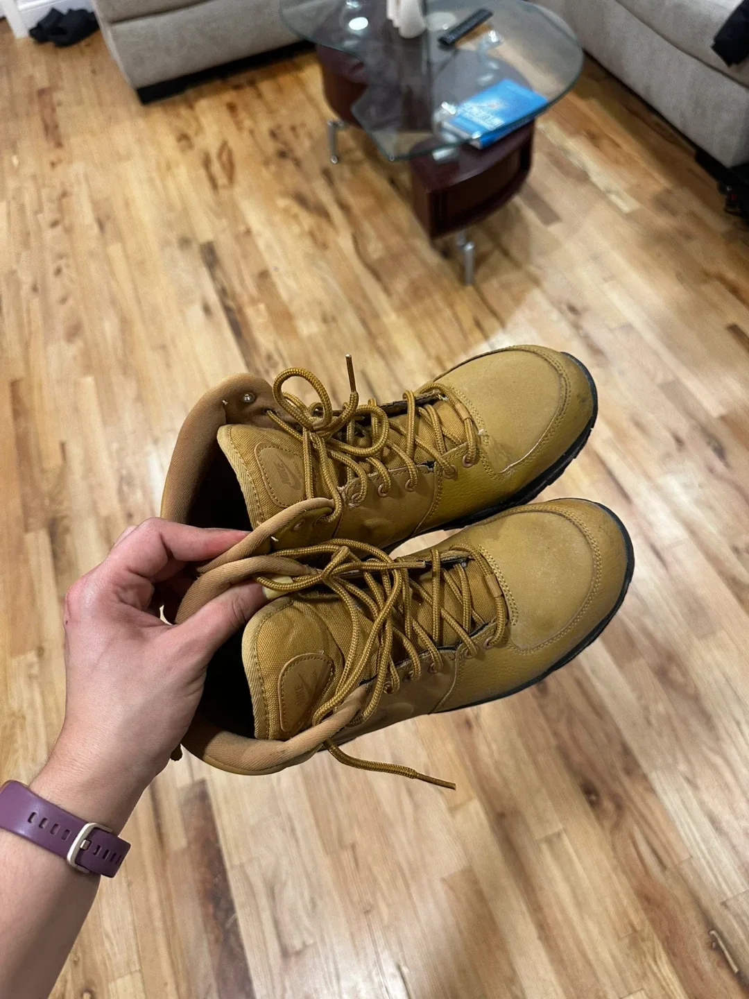 Nike Work Boots Tan - photo 2