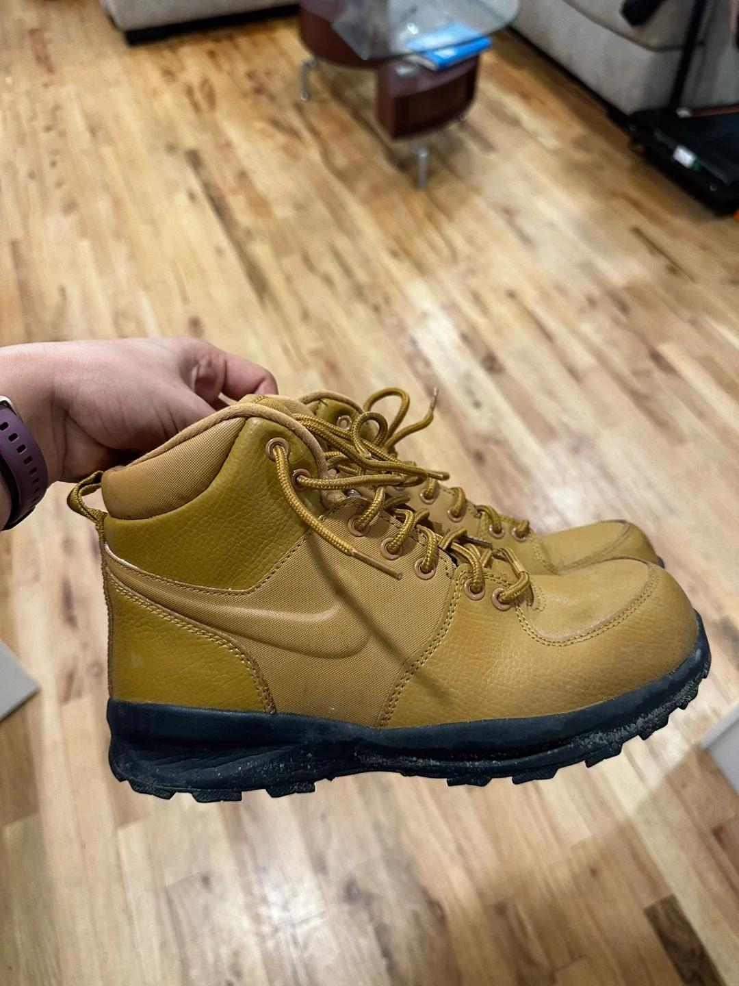 Nike Work Boots Tan