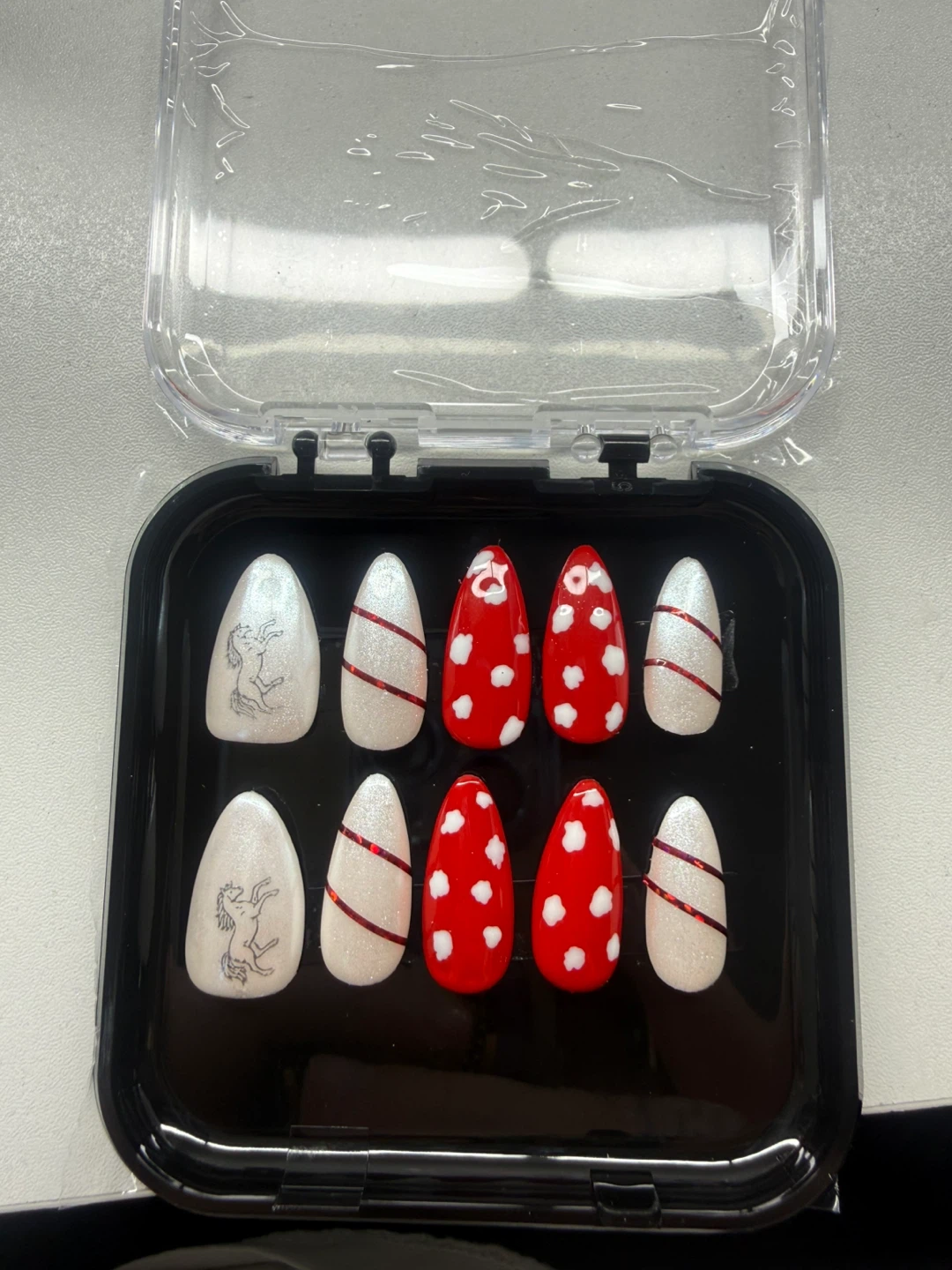 Stampede inspired press on nails - photo 2