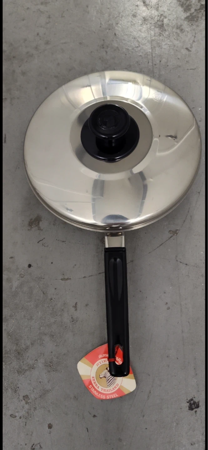 Zebra Stainless Steel Frying Pan
