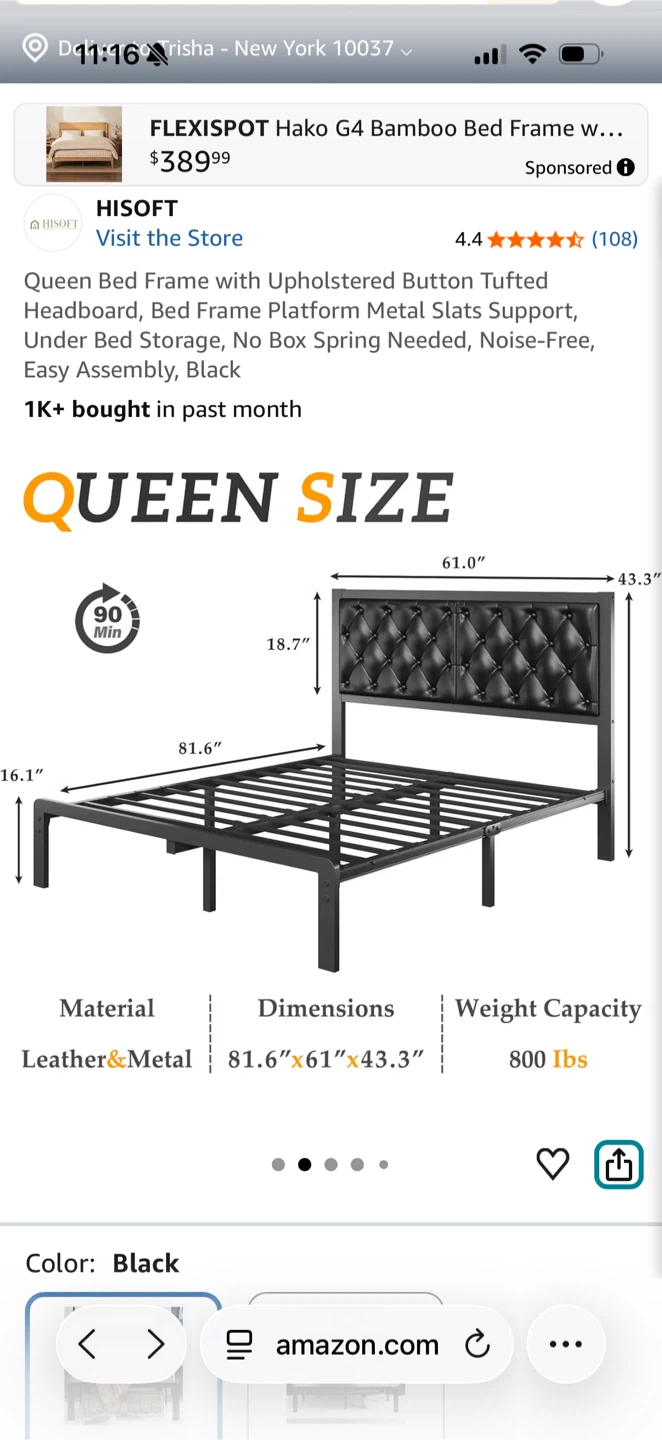 Queen Size Bed Frame