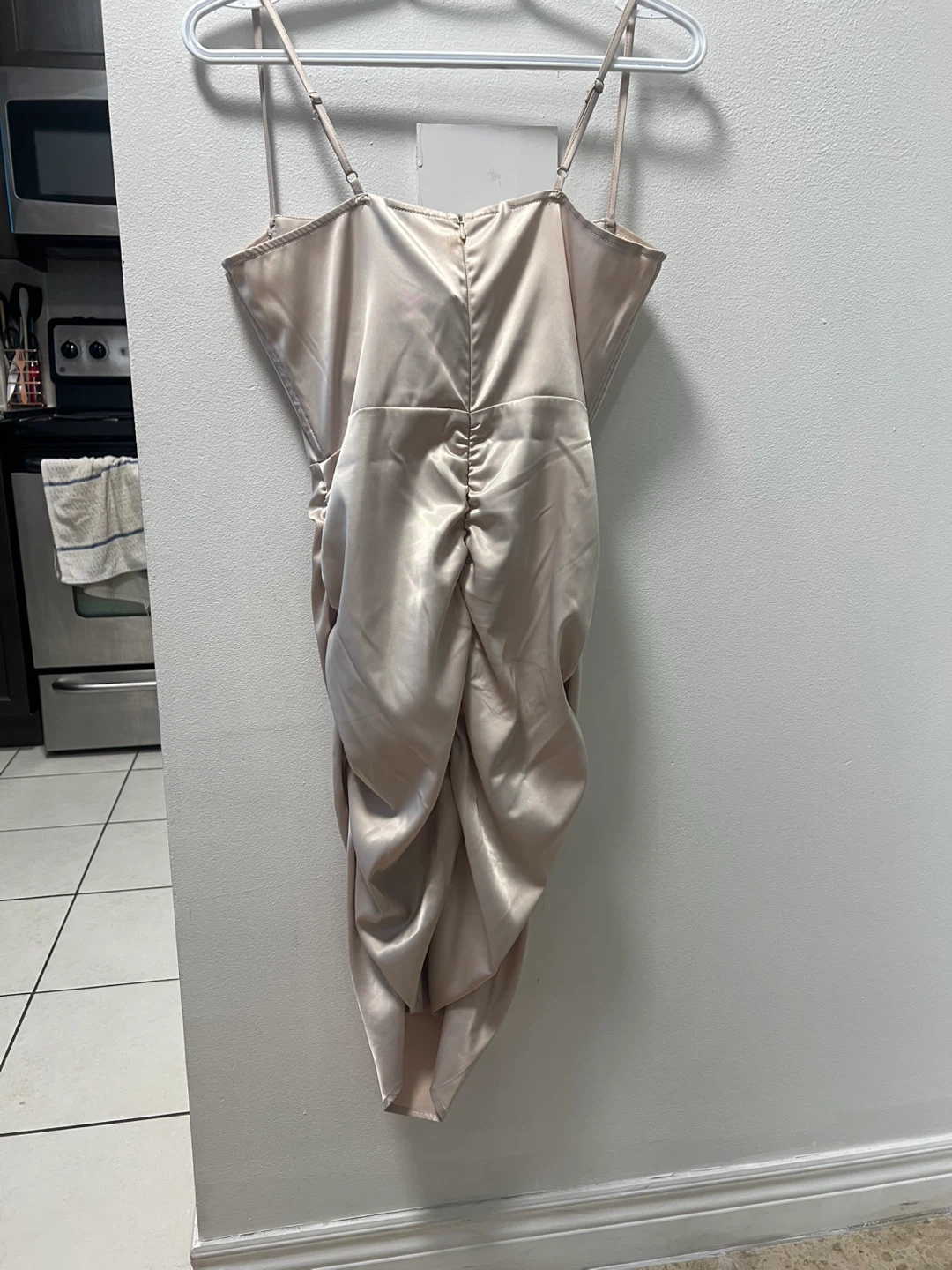SHEIN Satin Corset Dress - Champagne - photo 2