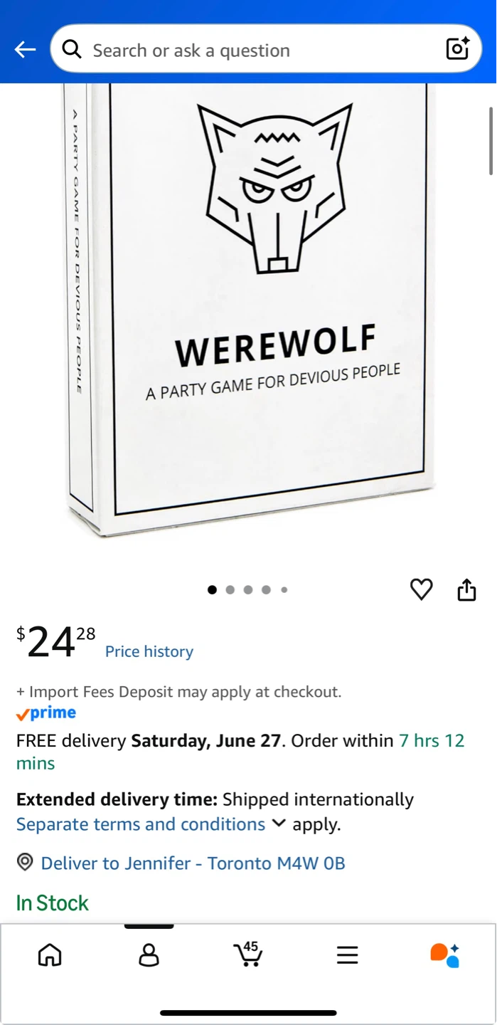 Werewolf Party Game – Complete Set | 7–35 Players - photo 2