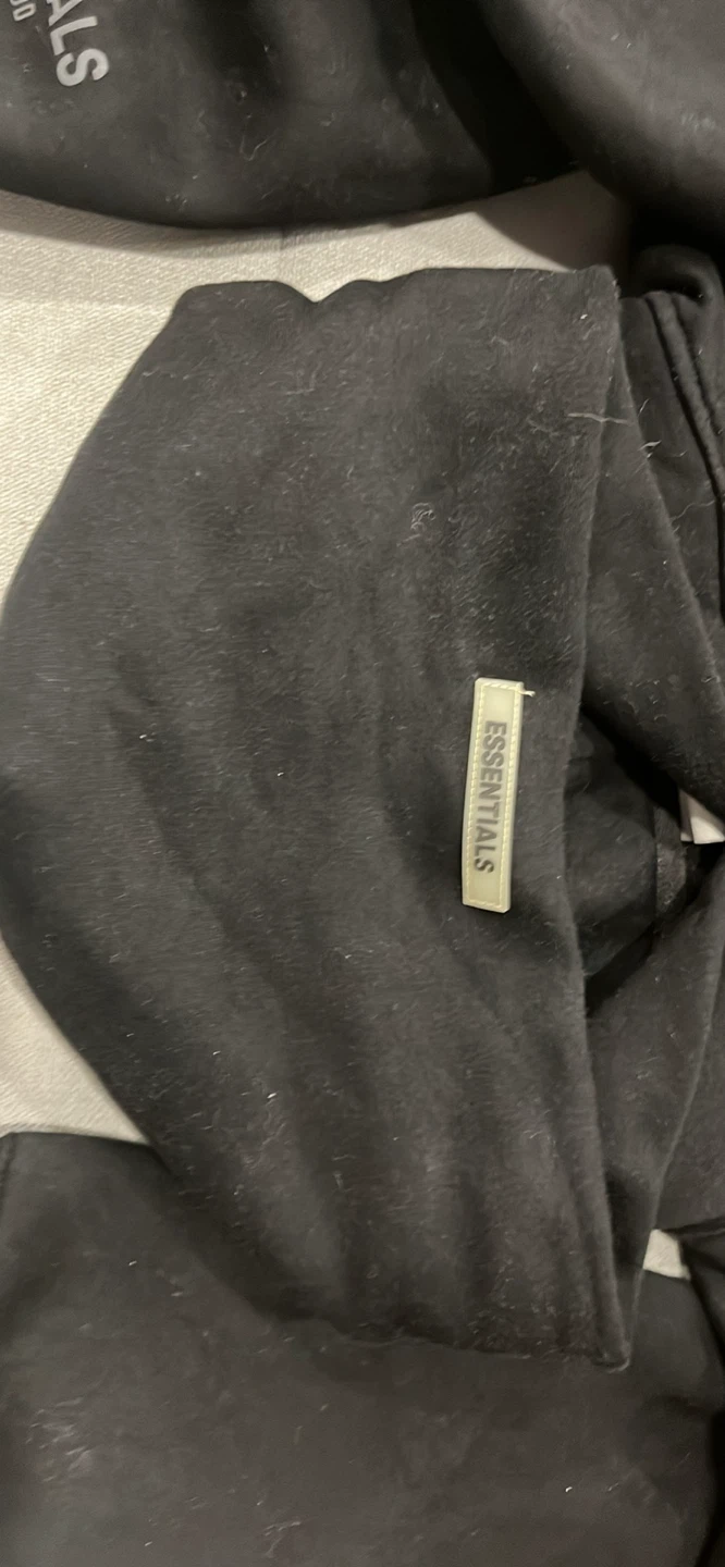 Fear of God ESSENTIALS Black Hoodie - photo 2