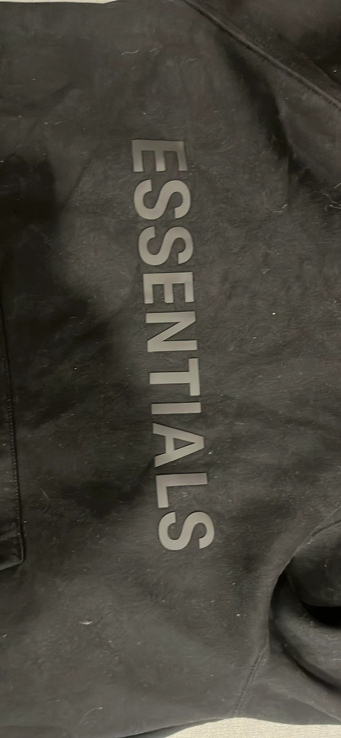 Fear of God ESSENTIALS Black Hoodie - photo 4