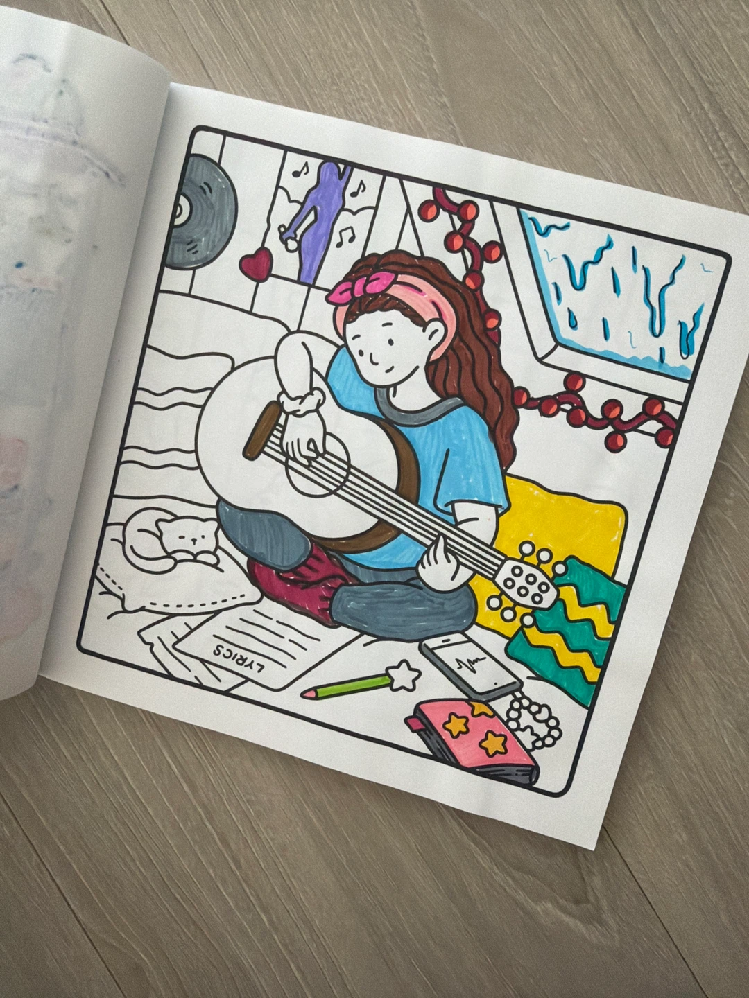 Girl Moments Coloring Book by Coco Wyo – Gently Used - photo 4