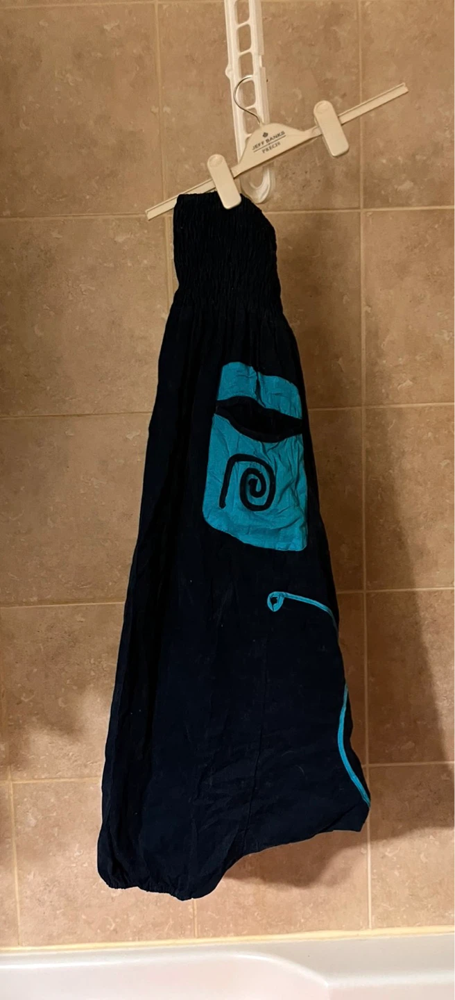Boho Hippie Pants with Face Design - photo 3