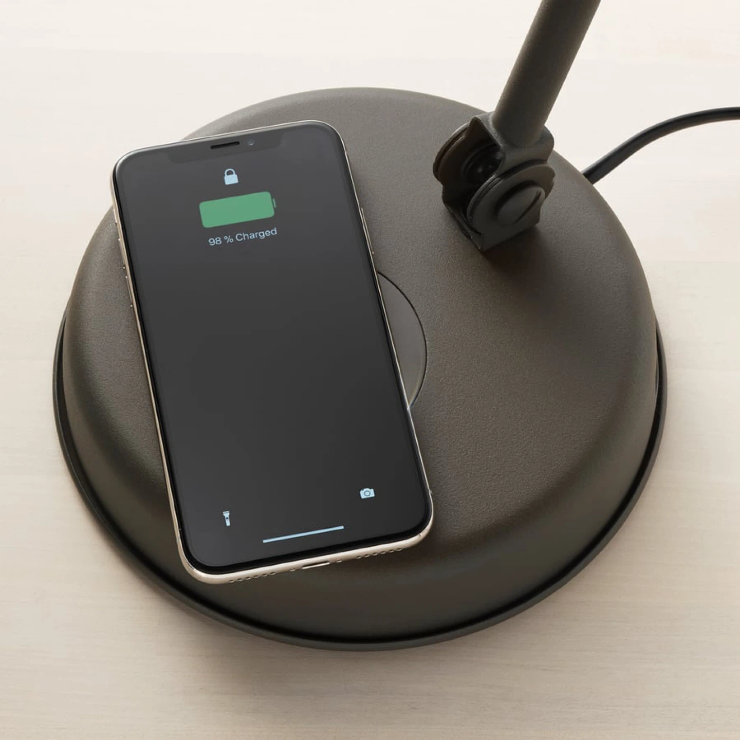Lamp with Phone Charger & USB Charging Discontinued Industrial - photo 4