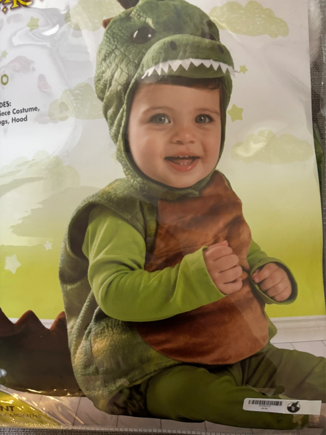 Spirit Halloween Dino Infant Costume + Bee Costume