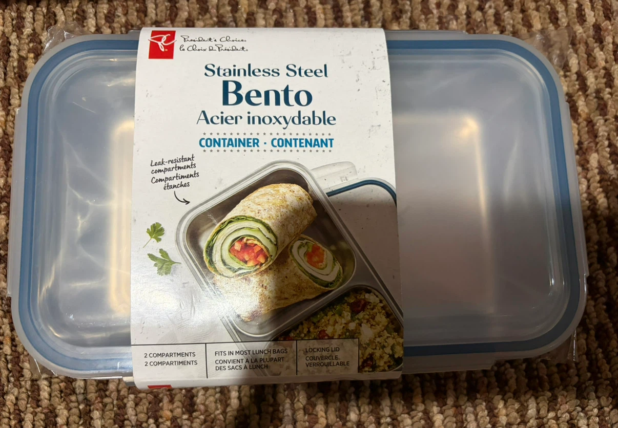 President's Choice Stainless Steel Bento Container