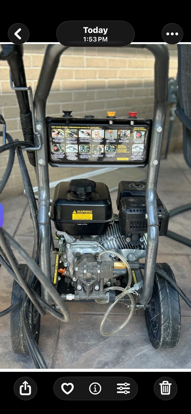 BE G Workshop 2700 PSI 2.0 GPM Power Washer - photo 2